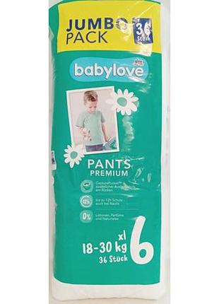 Підгузники трусики babylove 6