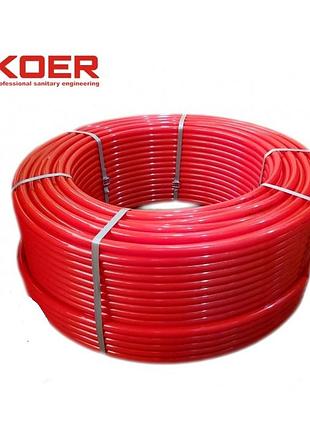 Труба для теплого пола с кислородным забором koer pert evoh 16*2,0 (red) 200/240/400/600 м