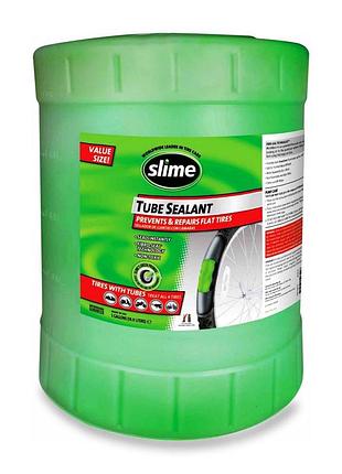 Антипрокольная жидкость для камер велосипедных slime, 19л лучшая цена с быстрой доставкой по украине лучшая