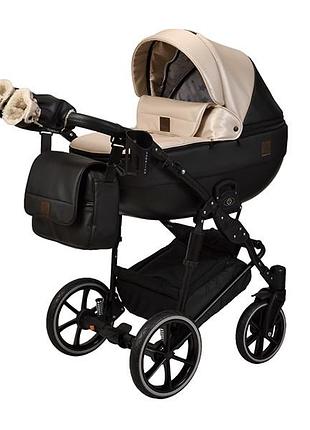 Дитяча коляска 2 в 1 angelina phaeton perla кремова color 55