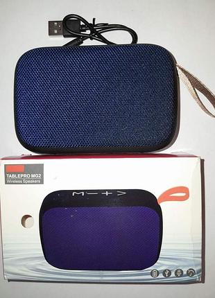 Портативная аккумуляторная bluеtооth колонка tablepro mg-2.