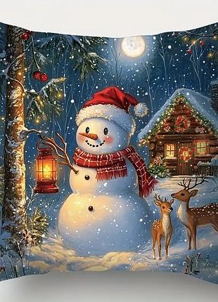 Рождественская подушка 45 х 45