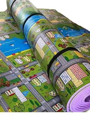 Коврик детский «парковый город» 60х120 см.