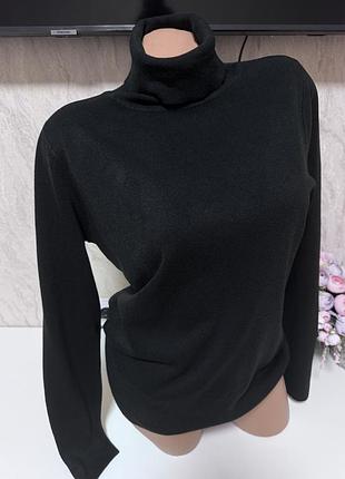 Жіночий чорний гольф, водолазка від бренду george, розмір 14 (л-хл)