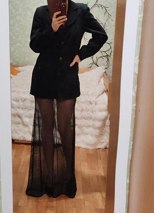 Невероятно красивая юбка в пол из сетки клеш magelite