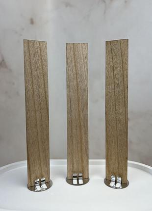 Деревянный фитиль 2 см (для свечей диаметром 7,5-9 см). размер на выбор 130 мм 20 мм