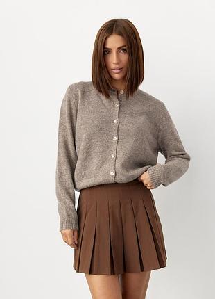 Кардиган з преміальної пряжі кашемір з додаванням вовни