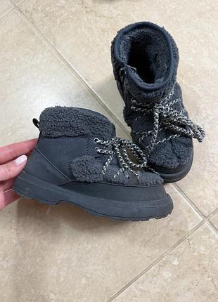 Зимові чоботи, сапоги zara 27