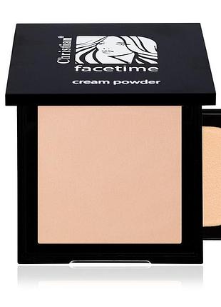 Крем пудра для лица компактная facetime christian dm-575 №04