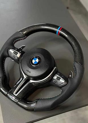 Карбоновый спортивный руль из для bmw f-серии -1/2/3/4 и х серии bmw