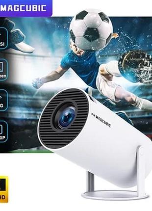 Проектор magcubic hy300 pro 4k android 11 dual wifi6 260ansi allwinnerh713 bt5.0 1080p 1280*720p дом.кинотеатр