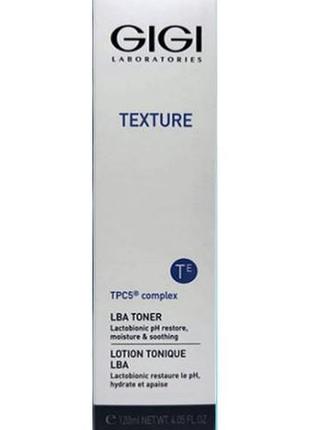 Тоник-пилинг gigi texture lba toner