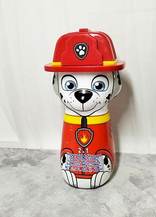 Шампунь та гель для душу 2 в1 nickelodeon ep line paw patrol marshall 400мл