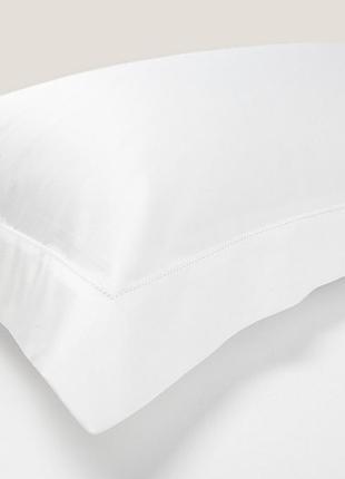 Наволочка льняная оксфордская линтекс 50х70 белая