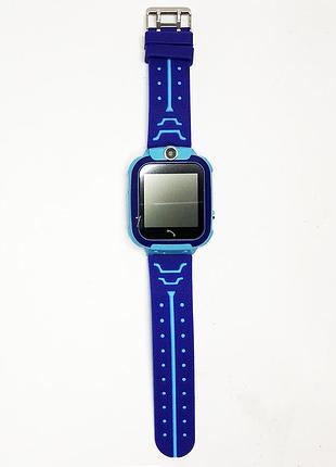 Детские смарт часы smart baby watch q12 sim /bluetooth /lbs/gps. цвет: голубой