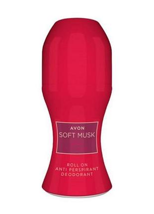 Дезодорант-антиперспирант с шариковым аппликатором soft musk velvet berries, 50 мл