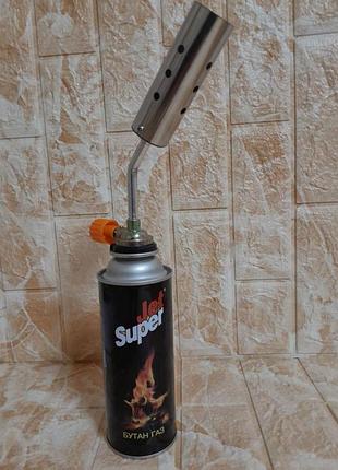 Газовая горелка. горелка для розжига мангала, костра. горелка туристическая.