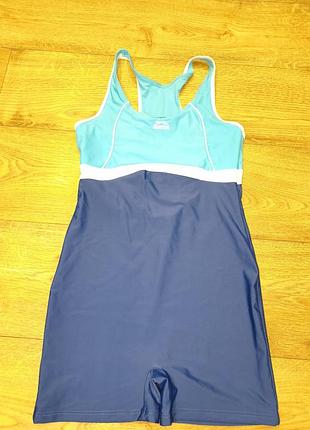 Спортивный купальник слитный трико slazenger размер xl-2xl