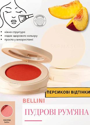 Пудровые румяна farmasi bellini 4,5 мл
