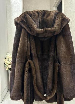 Норковая шуба италия.amato.
