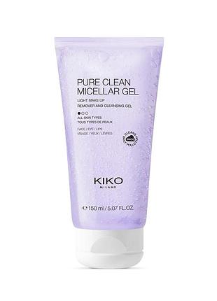 Мицеллярный гель для лица kiko pure clean micellar gel