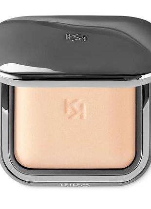 Запеченная пудра kiko milano radiant fusion baked powder 02 sand