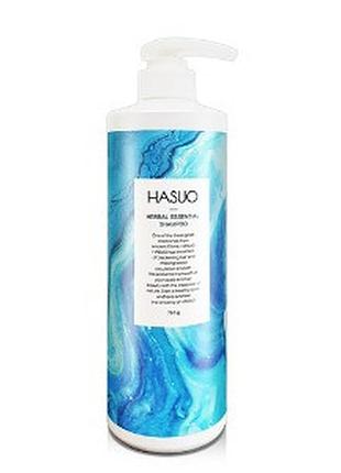 Укрепляющий шампунь против выпадения волос pl cosmetic hasuo herbal essential shampoo (на розлив) 100 мл