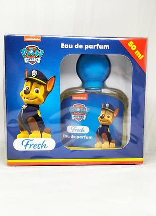 Дитяча туалетна вода nickelodeon paw patrol eau de toilette freesh 50 мл.