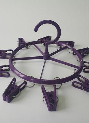 Вешалка карусель с прищепками 10 шт. variomarket