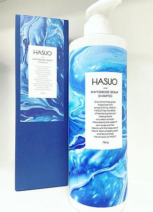 Шампунь для жирной и чувствительной кожи головы pl cosmetic hasuo phytoncide scalp shampoo (на розлив) 200 мл