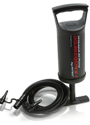 Двомісний надувний човен intex explorer pro 200 196×102×33 см, човен для риболовлі та відпочинку з веслами і насосом 7