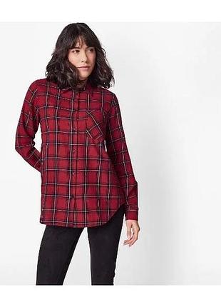 Сорочка жіноча фланелева клітинка esmara® німеччина, р-ри 40, 44 наш