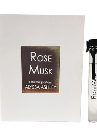 Alyssa ashley rose musk парфумована вода (пробник)