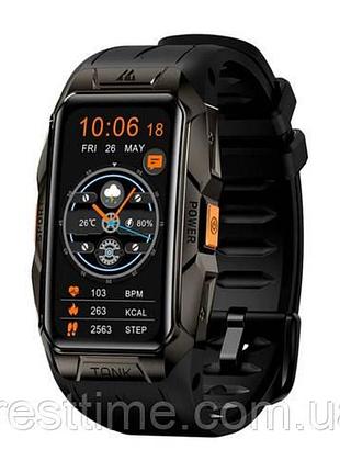 Чоловічий наручний розумний смарт-годинник kospet tank x1 black