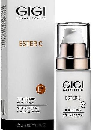 Увлажняющая сыворотка з ефектом освітлення gigi ester c total serum