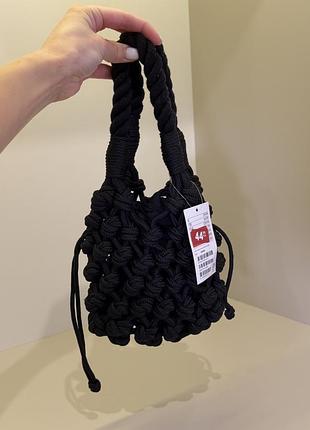 Сумка вʼязана h&m нова 4