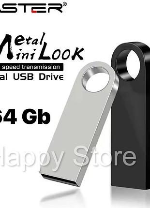 Флешка usb 64gb microdrive 2 в 1 type-c usb otg для телефона и компьютера флешка 64 гб микродрайв золотая