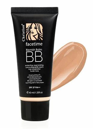 Тональний bb-крем spf 37 pa++ facetime christian lf-540