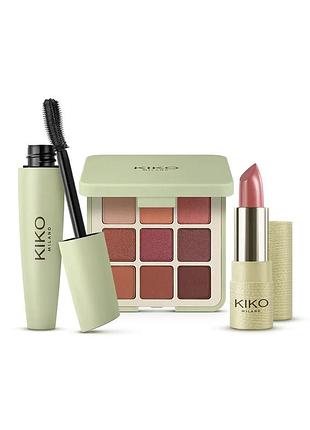 Набор для макияжа kiko milano green me make up set