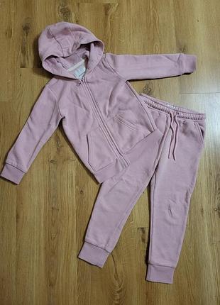 Костюм теплий на флісі для дівчинки на 4 роки