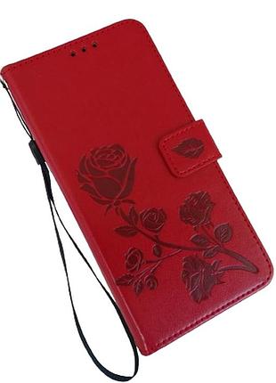 Чехол-книжка с 3d узором для samsung а30s чехол-книжка на самсунг а30s(sm-a307) красный