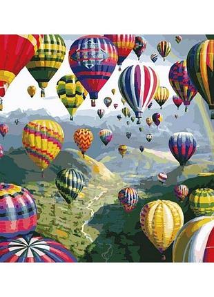 Картина по номерам воздушные шары тм идейка 40 х 50 см кно1056