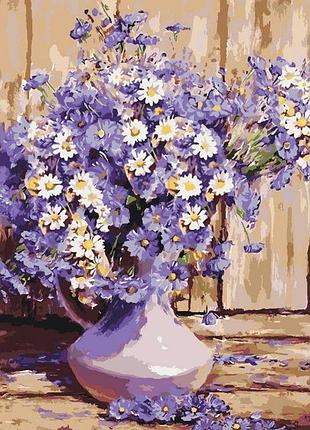 Картина за номерами букет польових квітів тм ідейка 40 х 50 см кно3020