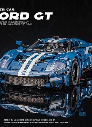 Конструктор ford gt 2022 – 1466 деталей, синий с
