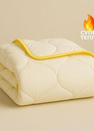 Одеяло зимнее попкорн евро 200х220 см ideia з кукурузным наполнителем антиаллергенное супер теплое