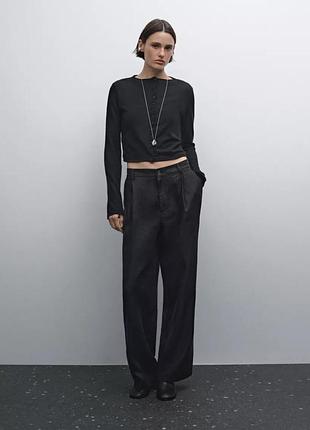 Стильні лляні брюки massimo dutti