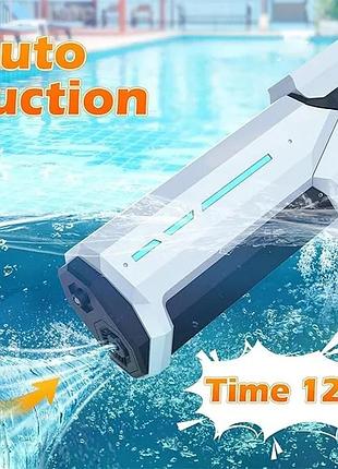 Електричний водяний пістолет бластер, з акумулятором і автоматичним насосом