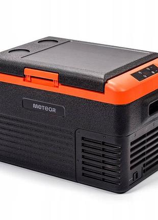 Автохолодильник туристичний, компресорна морозильна камера, 12/24 в метеор, 28 л