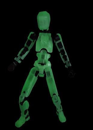 Робот, що світиться вночі, рухома фігурка, іграшка, сувенір dummy 13, lucky 13, дімі 13