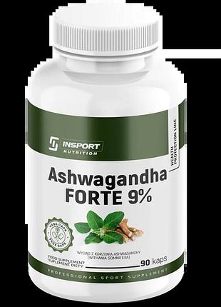 Ашваганда форте 9% 90 капсул insport nutrition